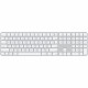 APPLE Magic Keyboard with Touch ID and Numeric Keypad for Mac models with Apple silicon - US English - White Keys