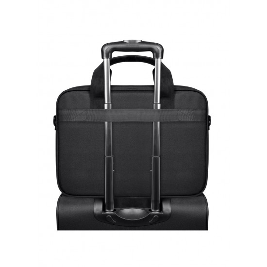 PORT DESIGNS | 105064 | HANOI II CLAMSHELL | Fits up to size 15.6  | Messenger - Briefcase | Black | Shoulder strap