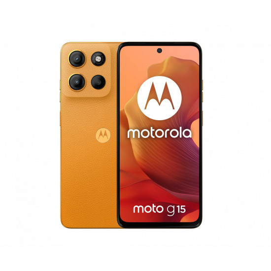 Motorola moto g15 17.1 cm (6.72) Dual SIM Android 15 4G USB Type-C 8 GB 128 GB 5200 mAh Orange