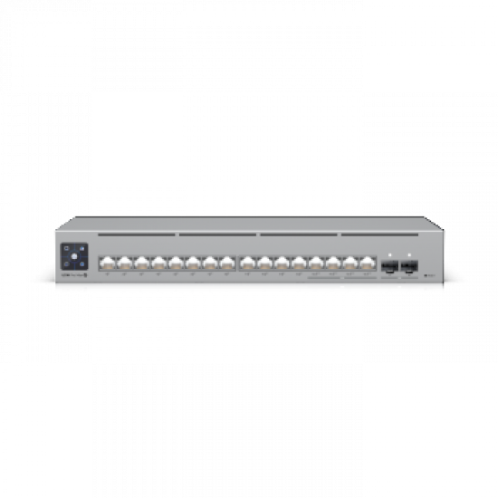 UBIQUITI 16-PORT, LAYER 3 ETHERLIGHTING™ SWITCH WITH 2.5 GBE, POE++ OUTPUT, AND VERSATILE MOUNTING OPTIONS