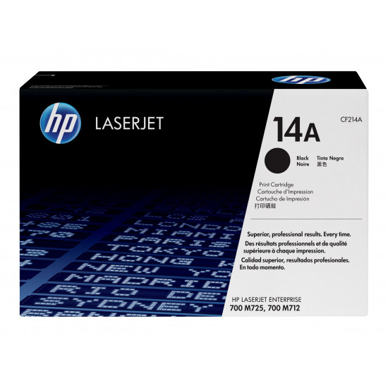 HP Toner 14A black LJ Enterprise 700 color MFP M712 Series