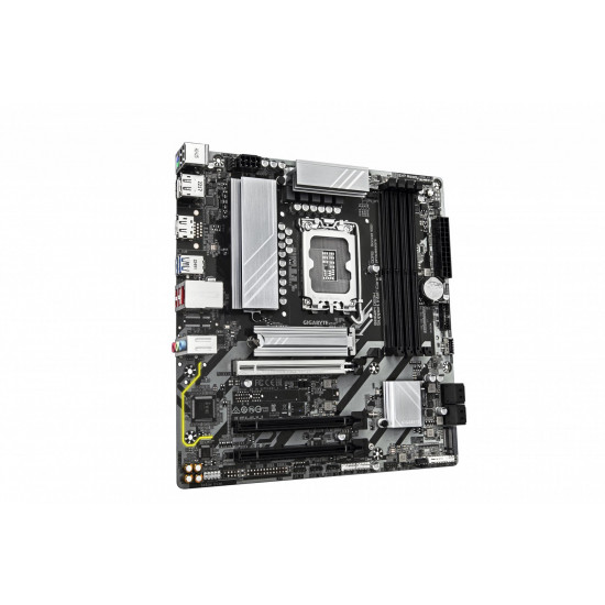 GIGABYTE B860M DS3H Motherboard - Intel Core Ultra Series CPUs, 5+1+2+1 Phases VRM, up to 9066MHz DDR5, 1xPCIe 5.0 + 1xPCIe 4.0 M.2, 2.5GbE LAN, USB 3.2 Gen 2