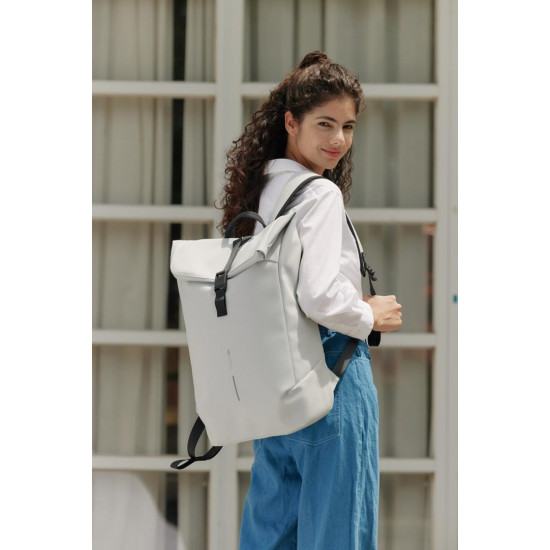 XD DESIGN BACKPACK URBAN FLAP-TOP WHITE P/N: P706.2613