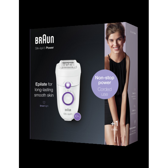 Braun | Epilator | SE5505P Silk-epil | White