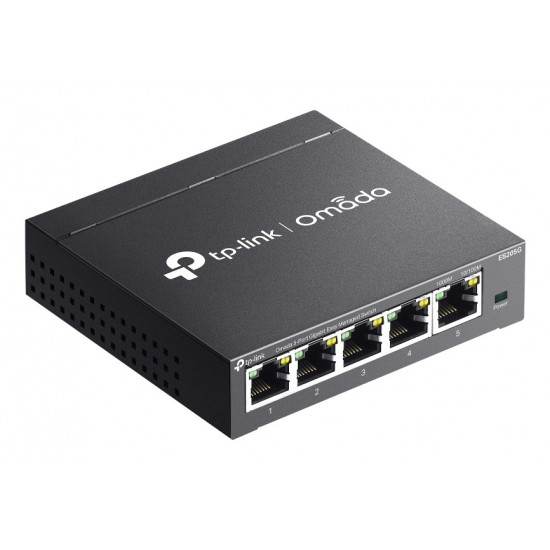 TP-Link Omada ES205G network switch Managed Gigabit Ethernet (10/100/1000) Black