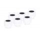 Alphacool Icicle PRO Connector 13mm Hardtube Fitting G1/4, 6-Pack - White