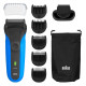 Braun Series 3 310BT Foil shaver Trimmer Black, Blue