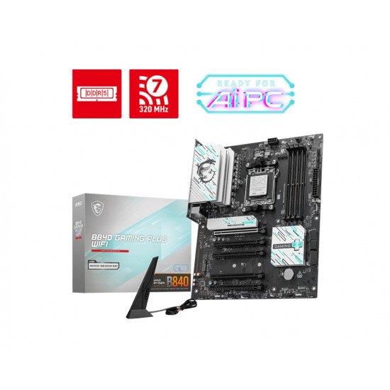 Motherboard B840 GAMING PLUS WIFI 4 DDR5 AM5 ATX