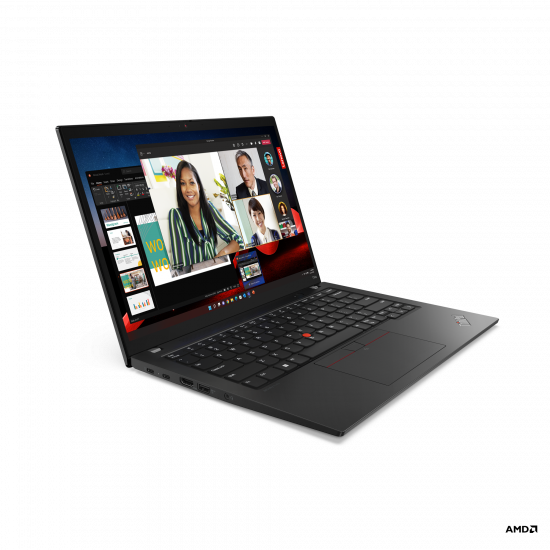 Lenovo ThinkPad T14s | Deep Black | 14  | IPS | WUXGA | 1920 x 1200 pixels | Anti-glare | AMD Ryzen 5 | 7540U | 16 GB | Soldered LPDDR5x | Solid-state drive capacity 512 GB | AMD Radeon 740M Graphics | Windows 11 Pro | 802.11ax | Bluetooth version 5.3 | LTE Upgradable | Keyboard language English | Keyboard backlit | Warranty 36 month(s) | Battery warranty 12 month(s)