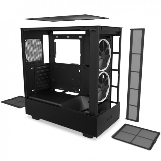 NZXT H5 Elite Midi Tower Black, Transparent