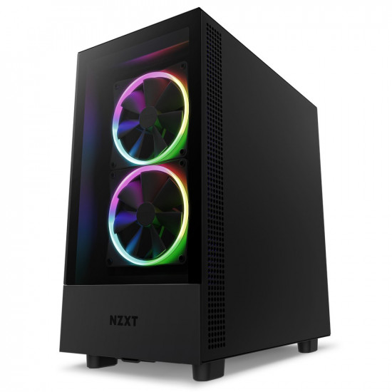 NZXT H5 Elite Midi Tower Black, Transparent