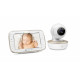 Motorola VM855 CONNECT 5.0” Portable Wi-Fi Video Baby Monitorwith Flexible Crib Mount, White/Gold Motorola | L | 5 TFT color display with 480 x 272 resolution; Lullabies; Two-way talk; Room temperature monitoring; Infrared night vision; LED sound level i