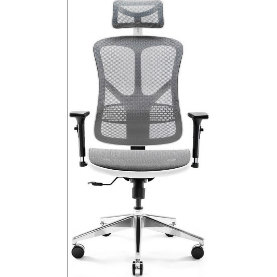 Diablo V-BASIC gaming chair white and grey