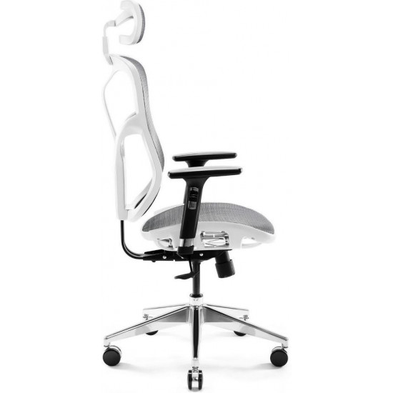 Diablo V-BASIC gaming chair white and grey