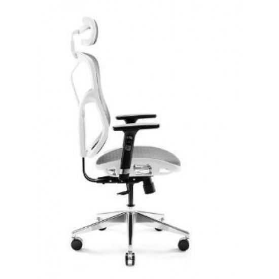 Diablo V-BASIC gaming chair white and grey