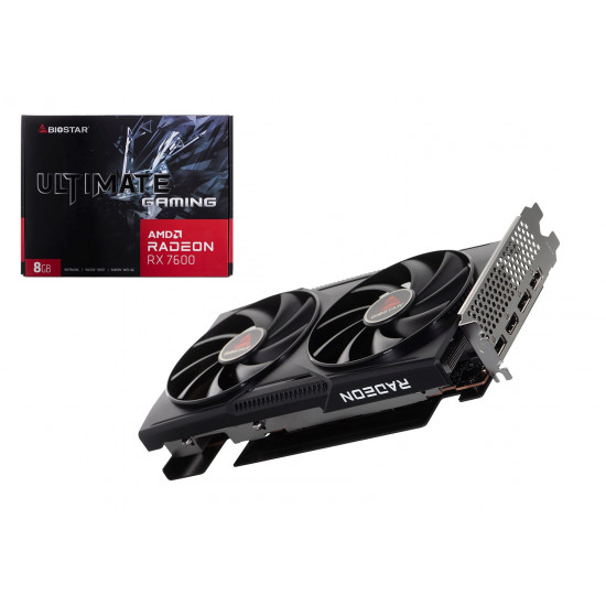 BIOSTAR RX 7600 8GB GDDR6 graphics card