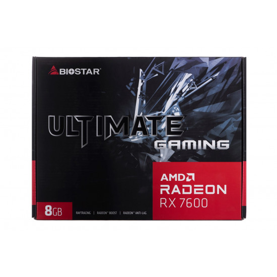 BIOSTAR RX 7600 8GB GDDR6 graphics card