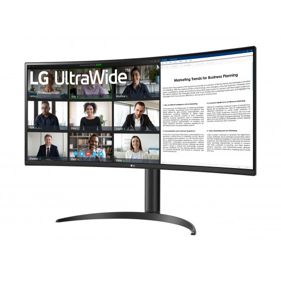 LG 34WR55QK-B | 34  | VA | 21:9 | 100 Hz | 5 ms | 3440 x 1440 pixels | 300 cd/m² | HDMI ports quantity 2 | Warranty 24 month(s)