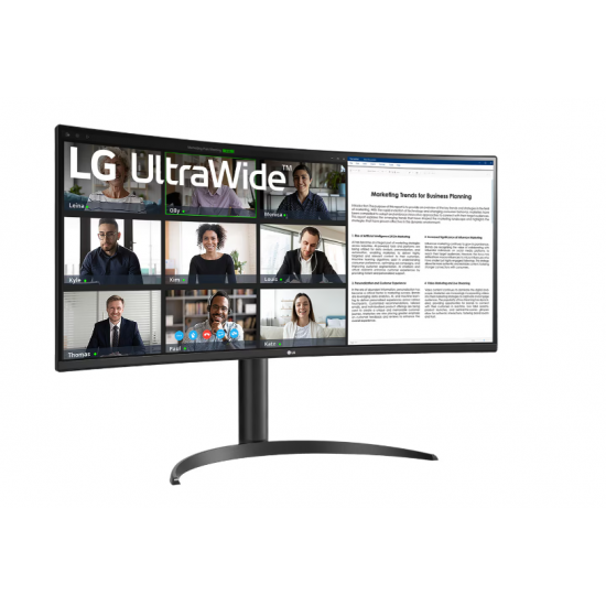 LG 34WR55QK-B | 34  | VA | 21:9 | 100 Hz | 5 ms | 3440 x 1440 pixels | 300 cd/m² | HDMI ports quantity 2 | Warranty 24 month(s)