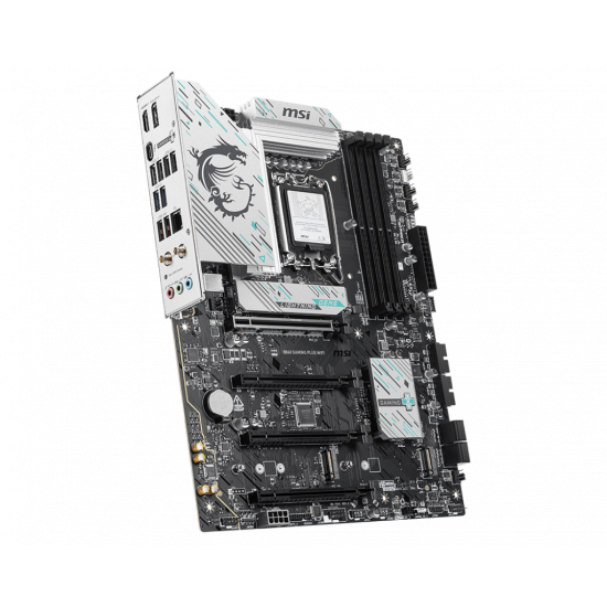 MSI B860 GAMING PLUS WIFI | Processor family Intel | Processor socket LGA1851 | DDR5 | Supported hard disk drive interfaces SATA, M.2 | Number of SATA connectors 4