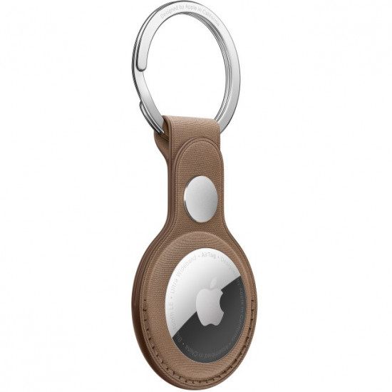 APPLE AirTag FineWoven Key Ring Taupe