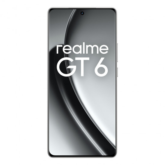 realme GT 6 17.2 cm (6.78) Dual SIM Android 14 5G USB Type-C 12 GB 256 GB 5500 mAh Silver