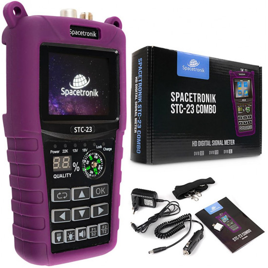 Spacetronik STC-23 VF6800 Combo DVB-S2+T2/C Satellite Meter