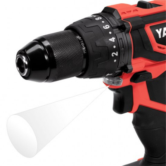 Yato YT-82787 drill 1650 RPM Keyless 1.3 kg Black, Red