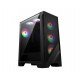 MSI MAG FORGE 120A AIRFLOW computer case Midi Tower Black, Transparent