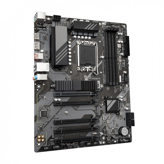 GIGABYTE B760 DS3H Motherboard - Supports Intel Core 14th Gen CPUs, 8+2+1 Phases Digital VRM, up to 7600MHz DDR5 (OC), 2xPCIe 4.0 M.2, GbE LAN, USB 3.2 Gen 2