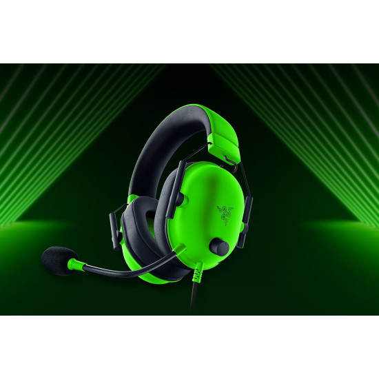 Razer BlackShark V2 X Headset Wired Head-band Gaming Green, Black