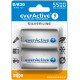 Rechargeable batteries everActive R20/D Ni-MH 5500 mAh ready to use