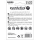 Rechargeable batteries everActive R20/D Ni-MH 5500 mAh ready to use