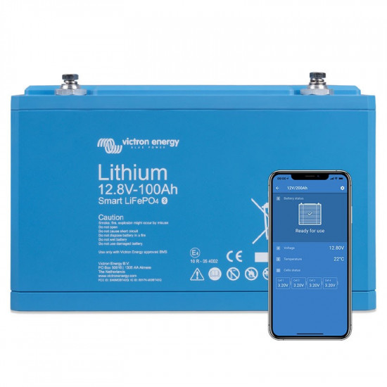 LiFePO4 battery 12,8V/100Ah - Smart