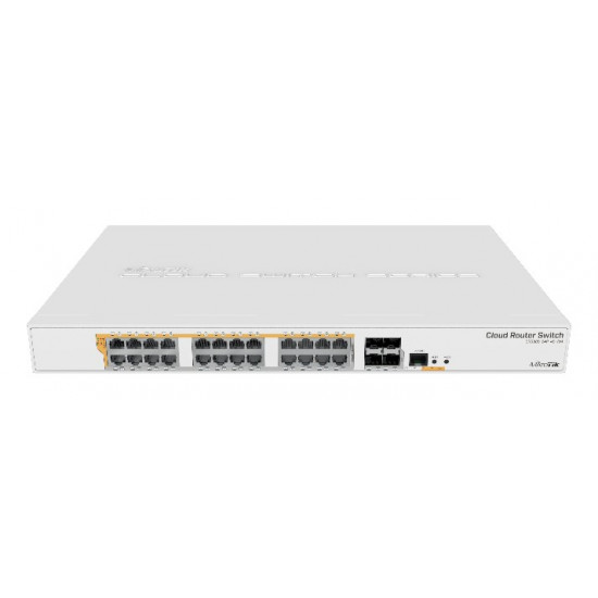 Mikrotik CRS328-24P-4S+RM network switch Managed L2/L3 Gigabit Ethernet (10/100/1000) Power over Ethernet (PoE) 1U White