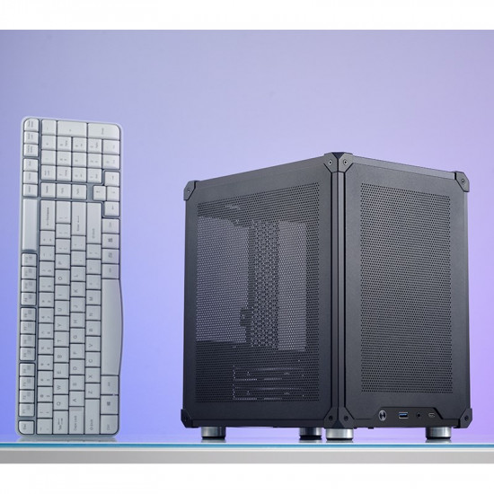 Jonsbo C6 Micro-ATX Case - black