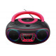 Denver TCL-212BT PINK Portable CD player Black, Pink