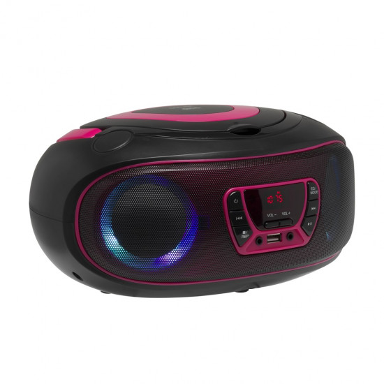 Denver TCL-212BT PINK Portable CD player Black, Pink