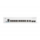 Cisco Catalyst 1300-8T-E-2G Managed Switch, 8 Port GE, Ext PS, 2x1GE Combo, Limited Lifetime Protection (C1300-8T-E-2G)