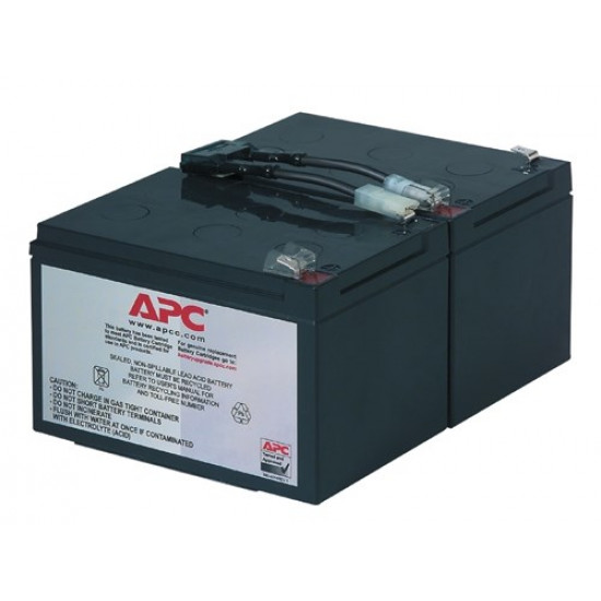 APC Replacement Battery Cartridge, VRLA battery, 11Ah, 12VDC, 2-year warranty