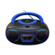 Denver TCL-212BT BLUE Portable CD player Black, Blue