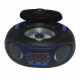 Denver TCL-212BT BLUE Portable CD player Black, Blue