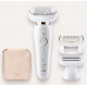 Braun | Epilator | Silk-epil 9 Flex SES9002 | Operating time (max) 40 min | Bulb lifetime (flashes) Not applicable | Number of power levels 2 | Wet & Dry | White/Gold