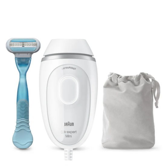 Braun | Epilator | PL1124 Silk-expert Mini IPL | Bulb lifetime (flashes) 300.000 | Number of power levels 3 | White