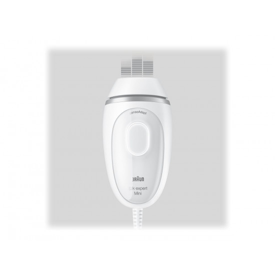 Braun | Epilator | PL1124 Silk-expert Mini IPL | Bulb lifetime (flashes) 300.000 | Number of power levels 3 | White