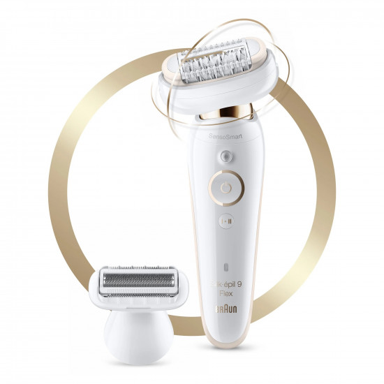 Braun Epilator | Silk-épil 9 Flex SES9006 | Number of power levels 2 | Wet & Dry | White