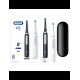 Oral-B | Electric Toothbrush Duo pack | iO4 Series | Rechargeable | For adults | Number of brush heads included 2 | Number of teeth brushing modes 4 | Black/White