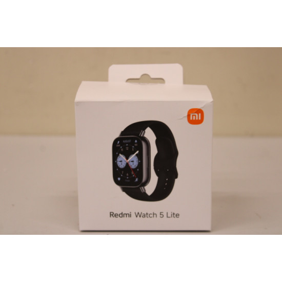 Redmi Watch 5 Lite | GPS (satellite) | AMOLED | 1.96” | DAMAGED PACKAGING, SCRATCHES ON BACK | Black