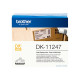 Brother | DK-11247 | Black on White | 180 labels per roll | 10.3 x 16.4 cm