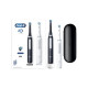 Oral-B | Electric Toothbrush Duo pack | iO4 Series | Rechargeable | For adults | Number of brush heads included 2 | Number of teeth brushing modes 4 | Black/White